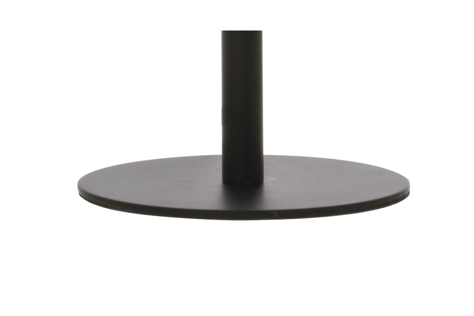 Molekyl bordlampe Sort metall med sotet glass.