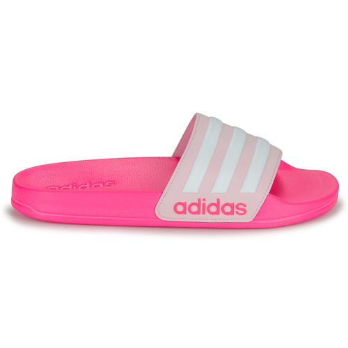 Adidas Sportswear - ADILETTE SHOWER K - Rose / Blanc