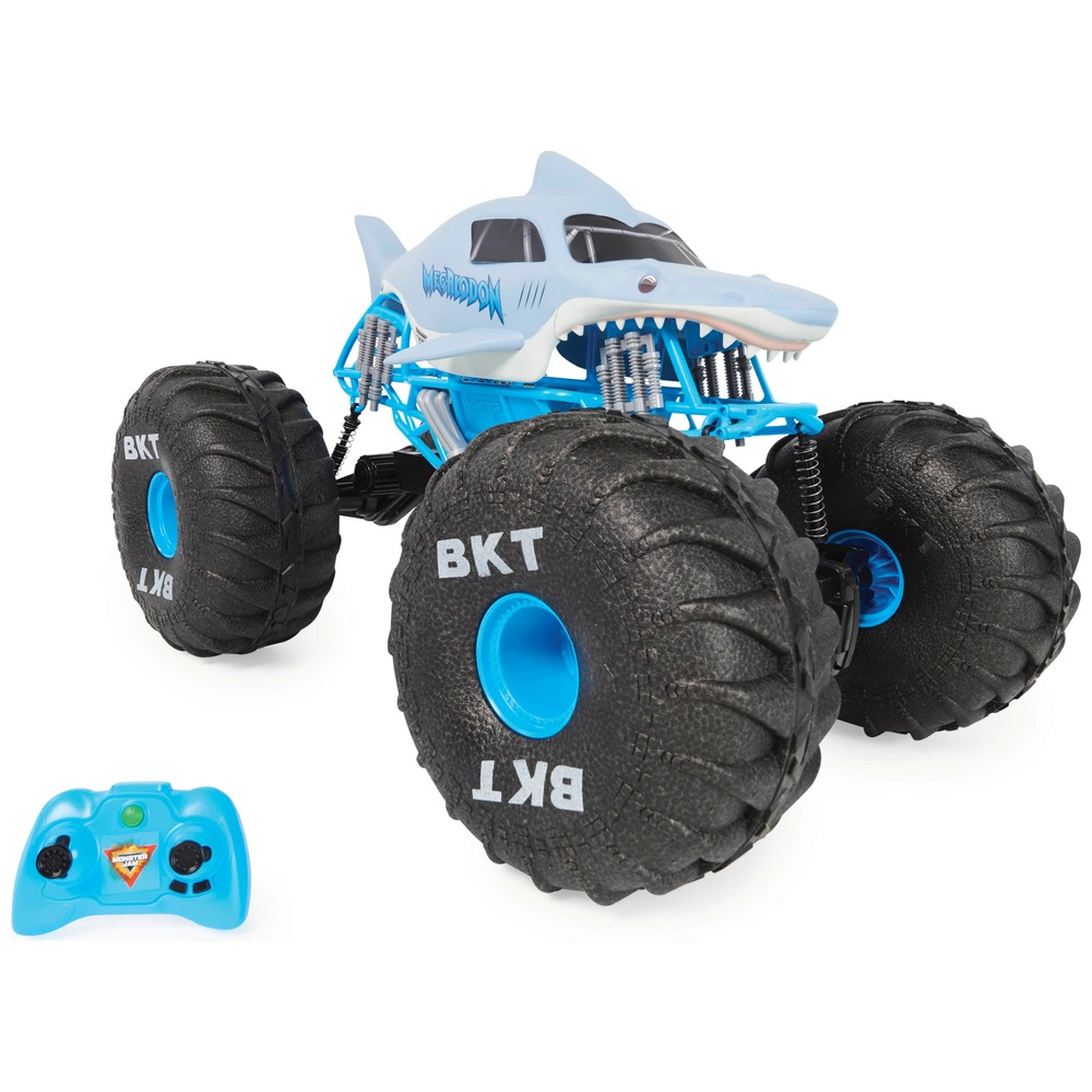 Monster Jam, offizieller 1:6 Mega Megalodon All-Terrain ferngesteuerter Monstertruck