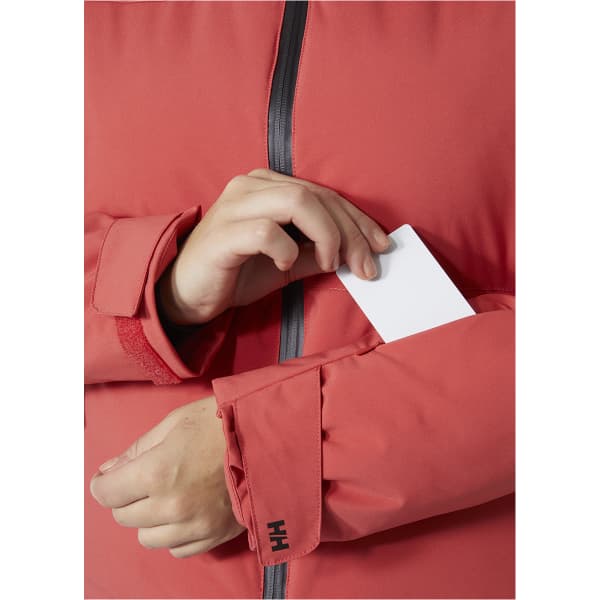 Veste de ski HELLY HANSEN W NORA SHORT PUFFY JACKET POPPY RED