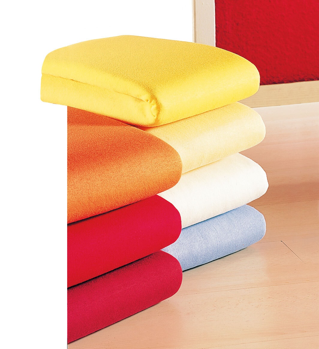 Vario Jersey-Spannbetttuch 140-160 x 200 cm ecru