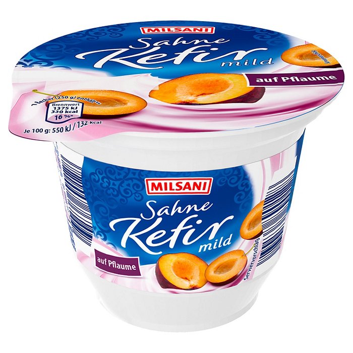 MILSANI Sahne-Kefir Frucht 250 g, Pflaume