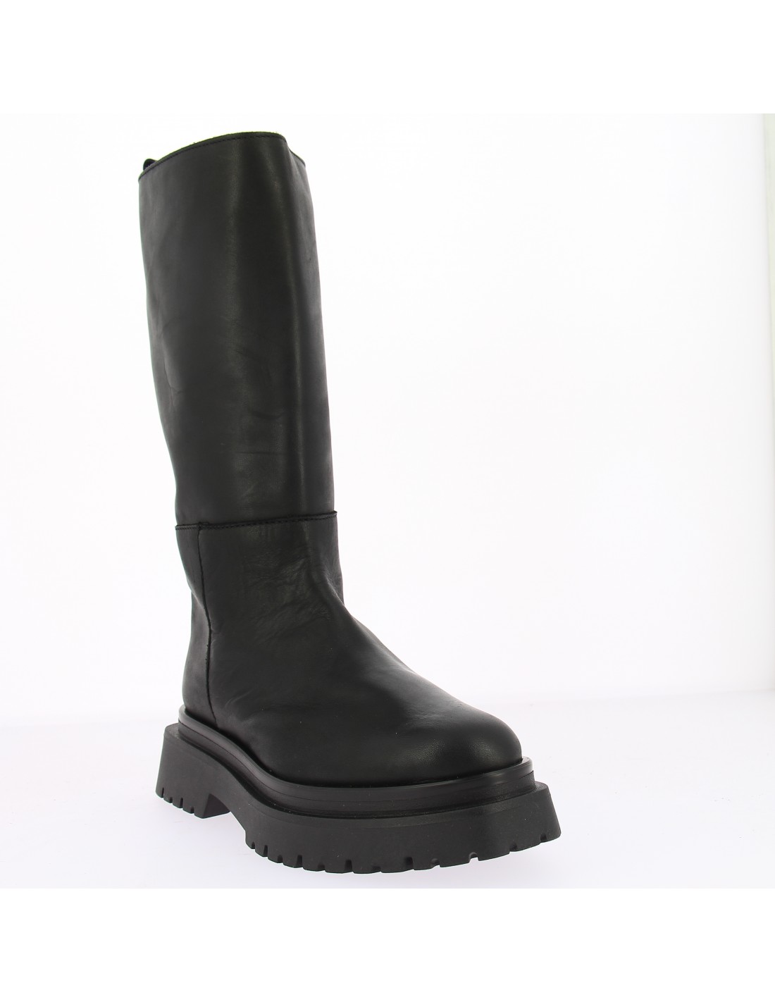 hylton bottes femme 83729 cuir noir