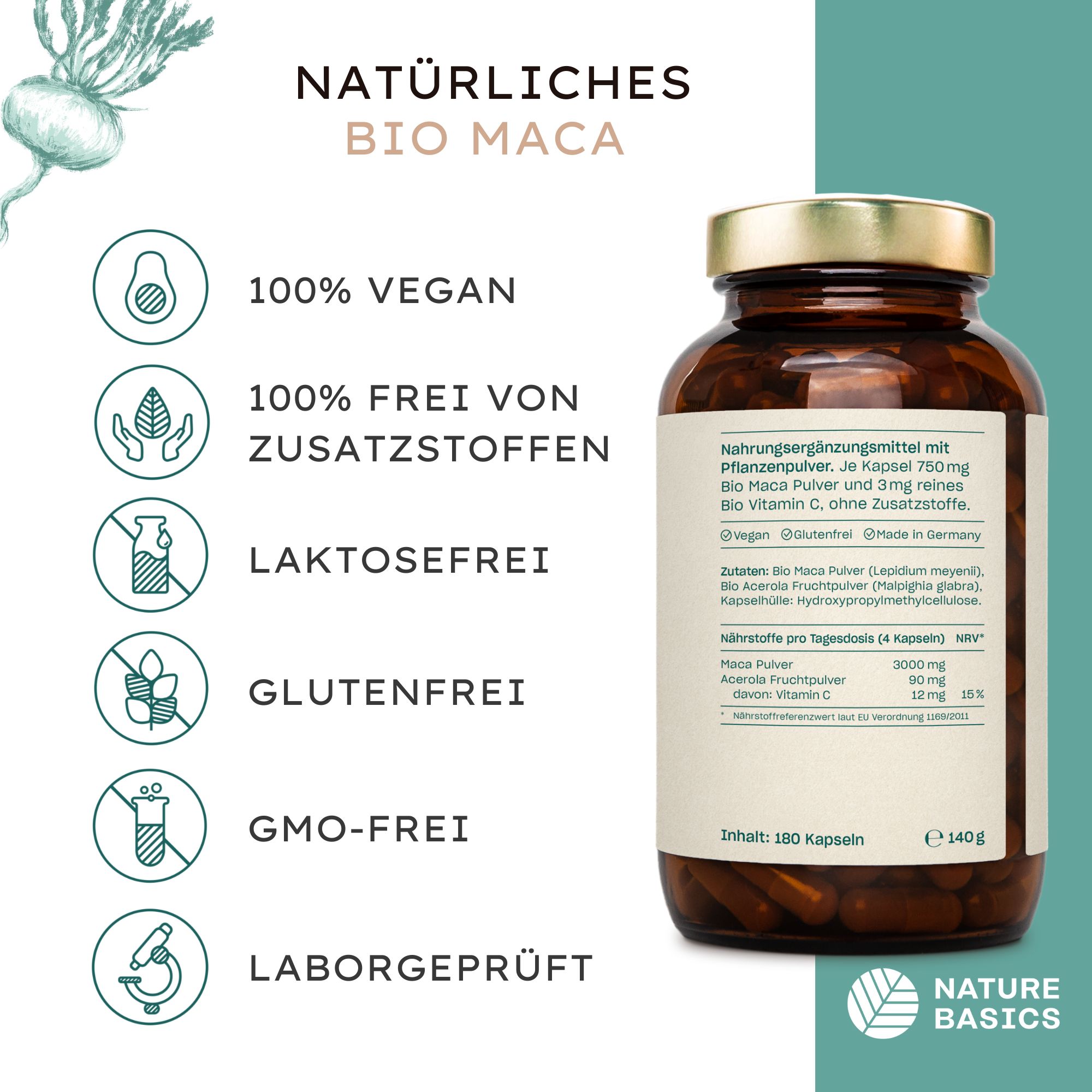 Nature Basics Bio Maca