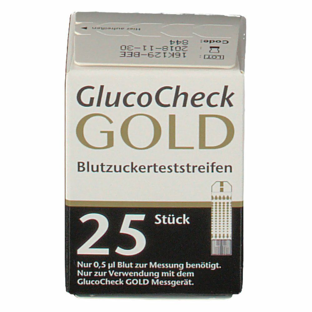 GlucoCheck GOLD Blutzuckerteststreifen