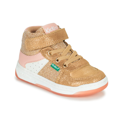 Kickers - KICKALIEN - Beige / Doré / Rose
