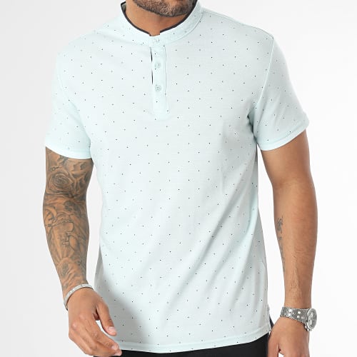 Polo Manches Courtes Turquoise
