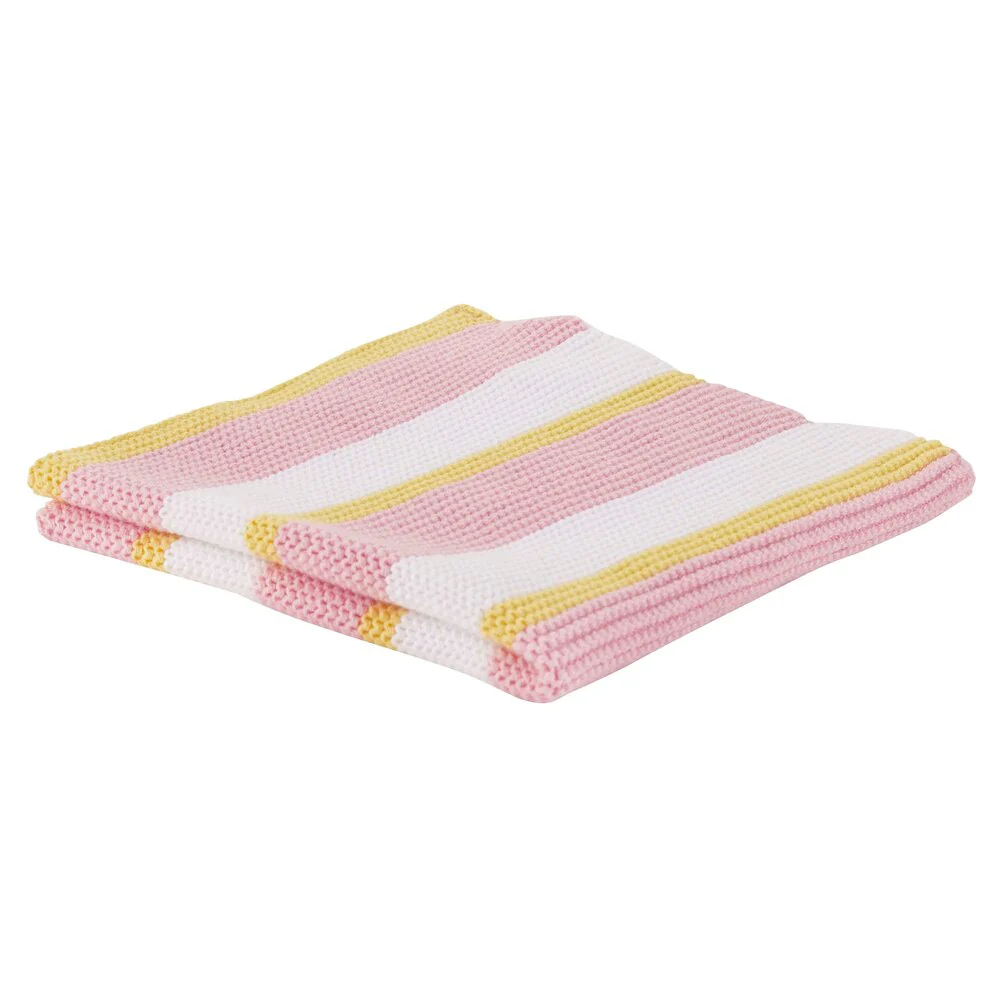 Miss Étoile  Karklud med striber - Rose/yellow/white