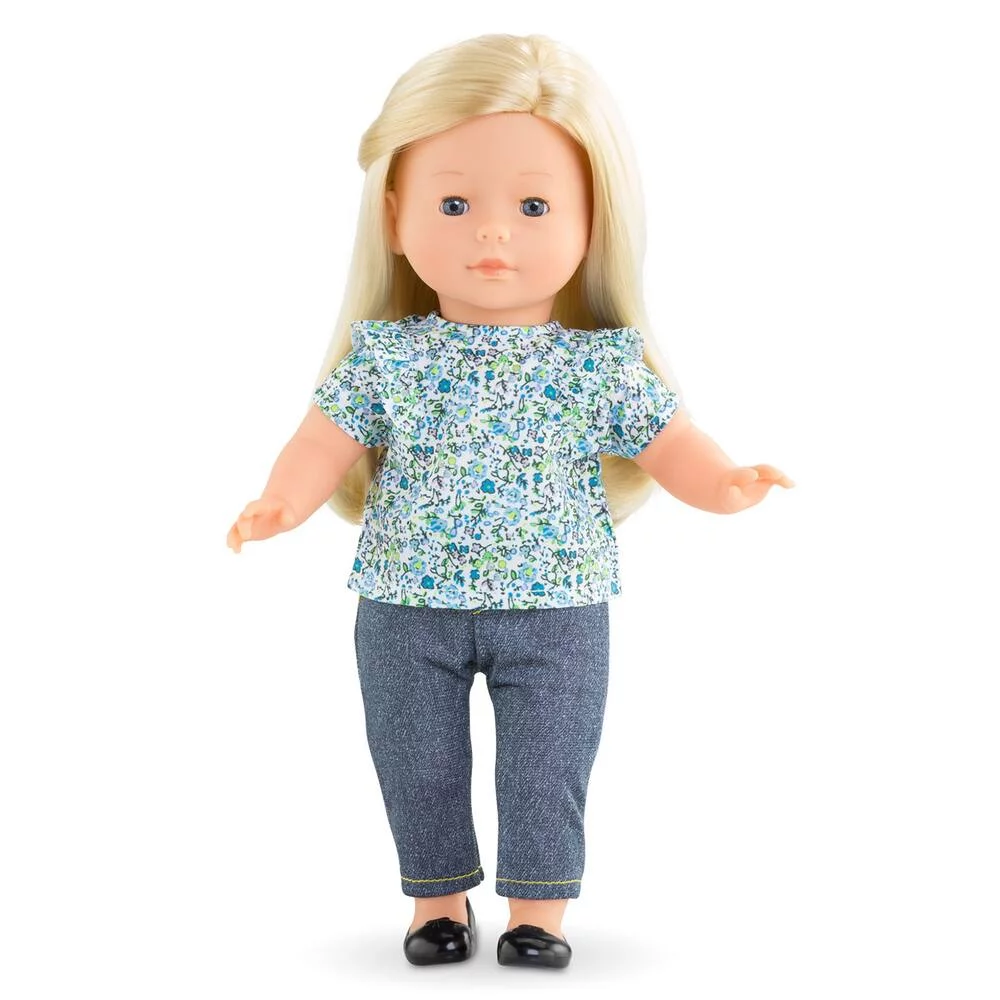 MA COROLLE - BLOUSE FLEURIE - VETEMENT POUR POUPEE - COROLLE VETEMENTS