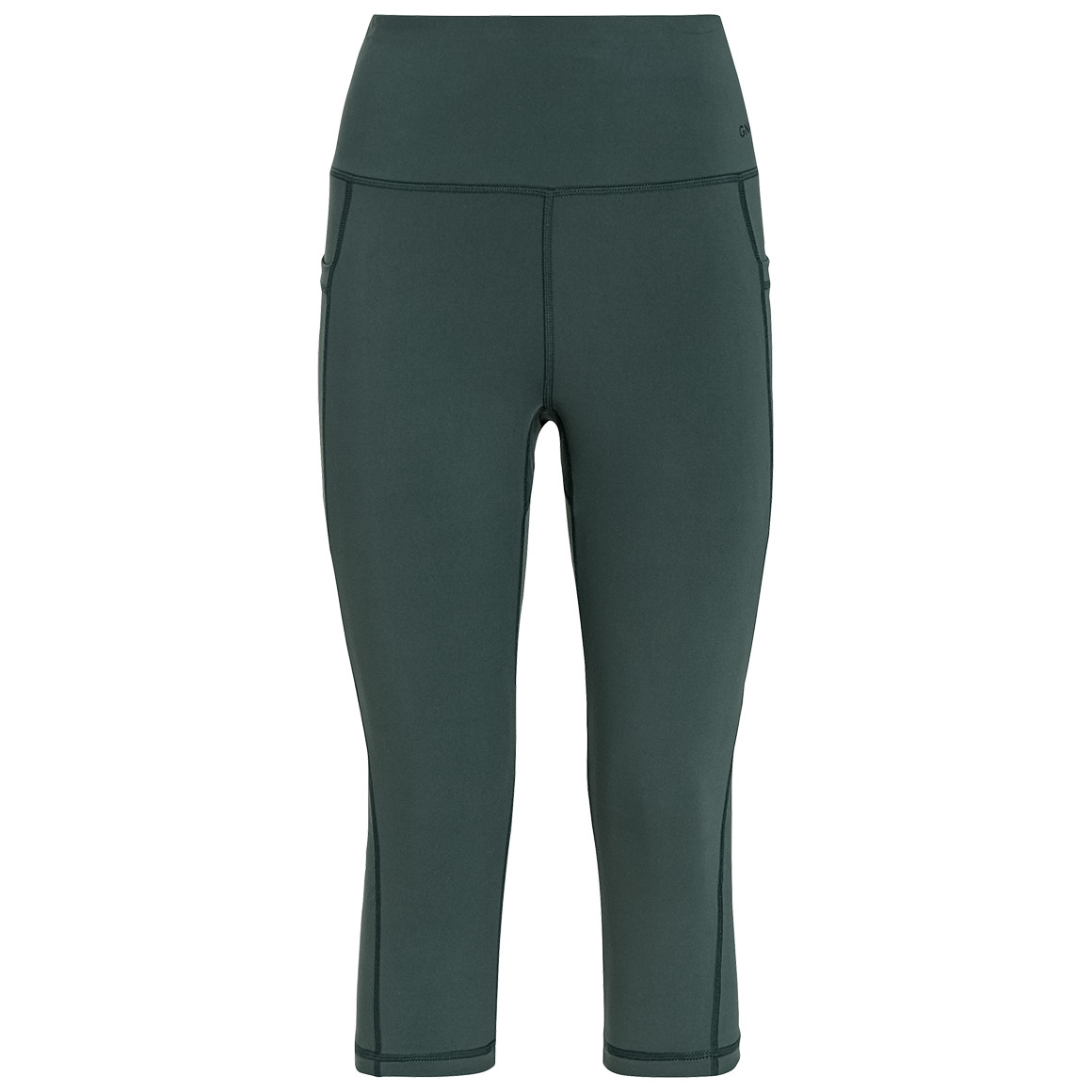 Gina Sports Damen Sport-Leggings in Capri-Länge dunkelgrün