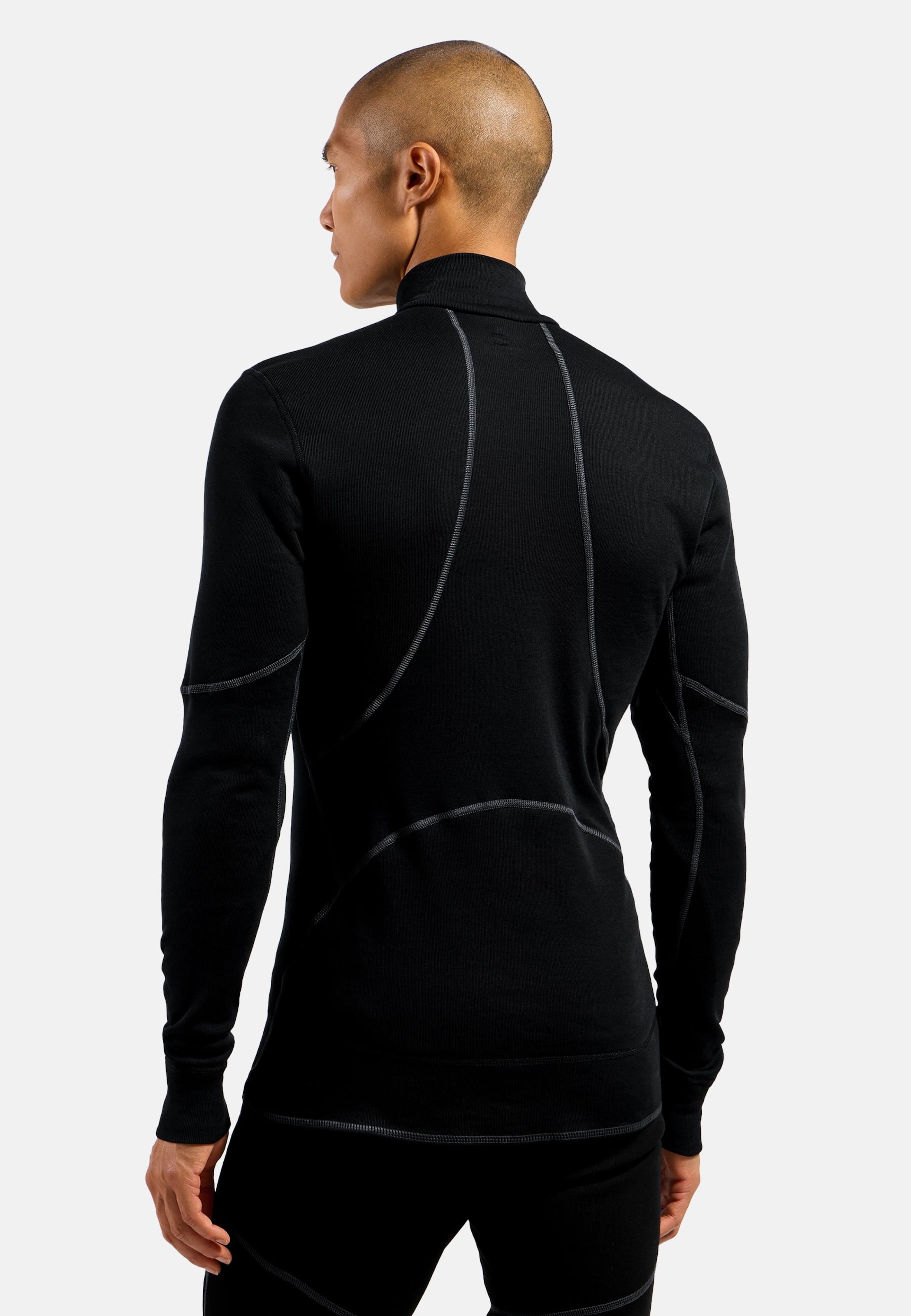 Active X-Warm Base Layer Half Zip in black