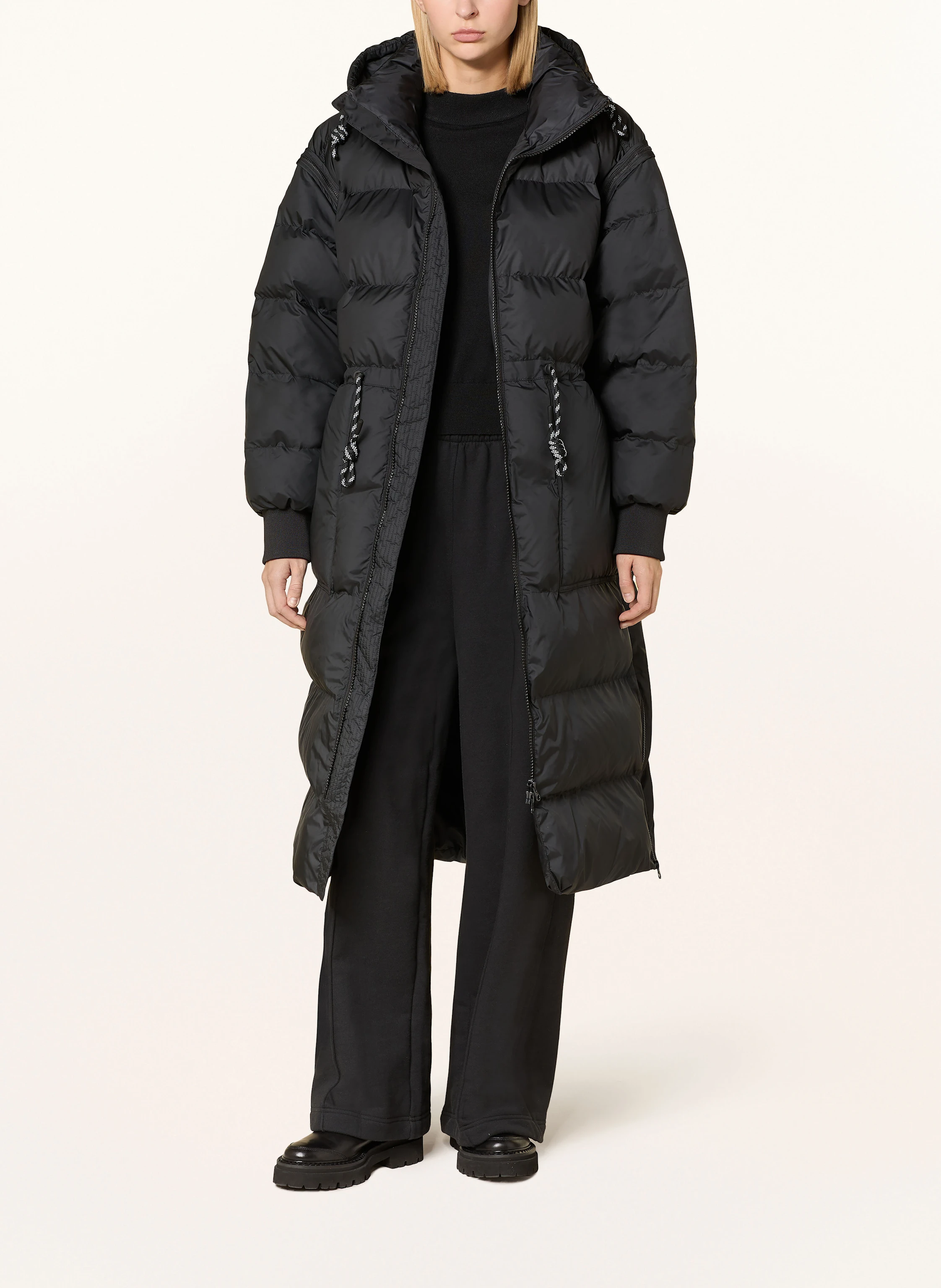 adidas by Stella McCartney Steppmantel mit abnehmbaren Ärmeln