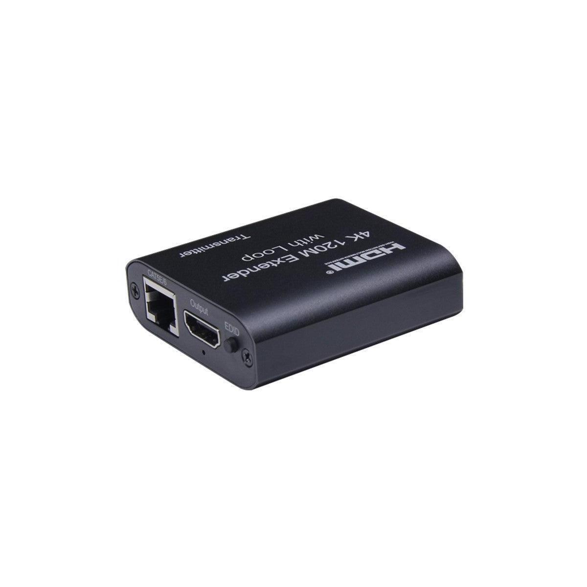 NÖRDIC HDMI Cat6 forlengelse 120m 4K30Hz HD med loop EDID funksjon HDMI Extension