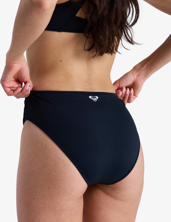 Solid Essentials Hipster Bas de bikini hipster Noir Femme