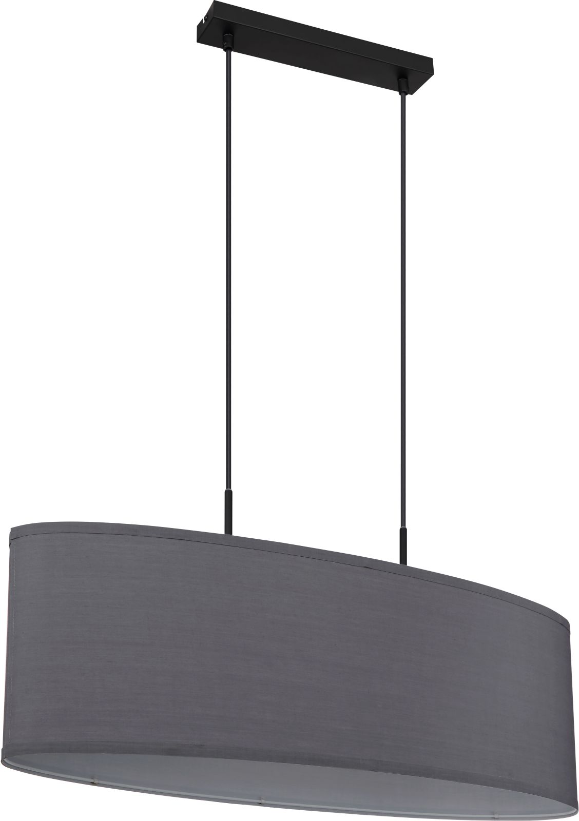 Hängeleuchte - schwarz-anthrazit - 75 cm