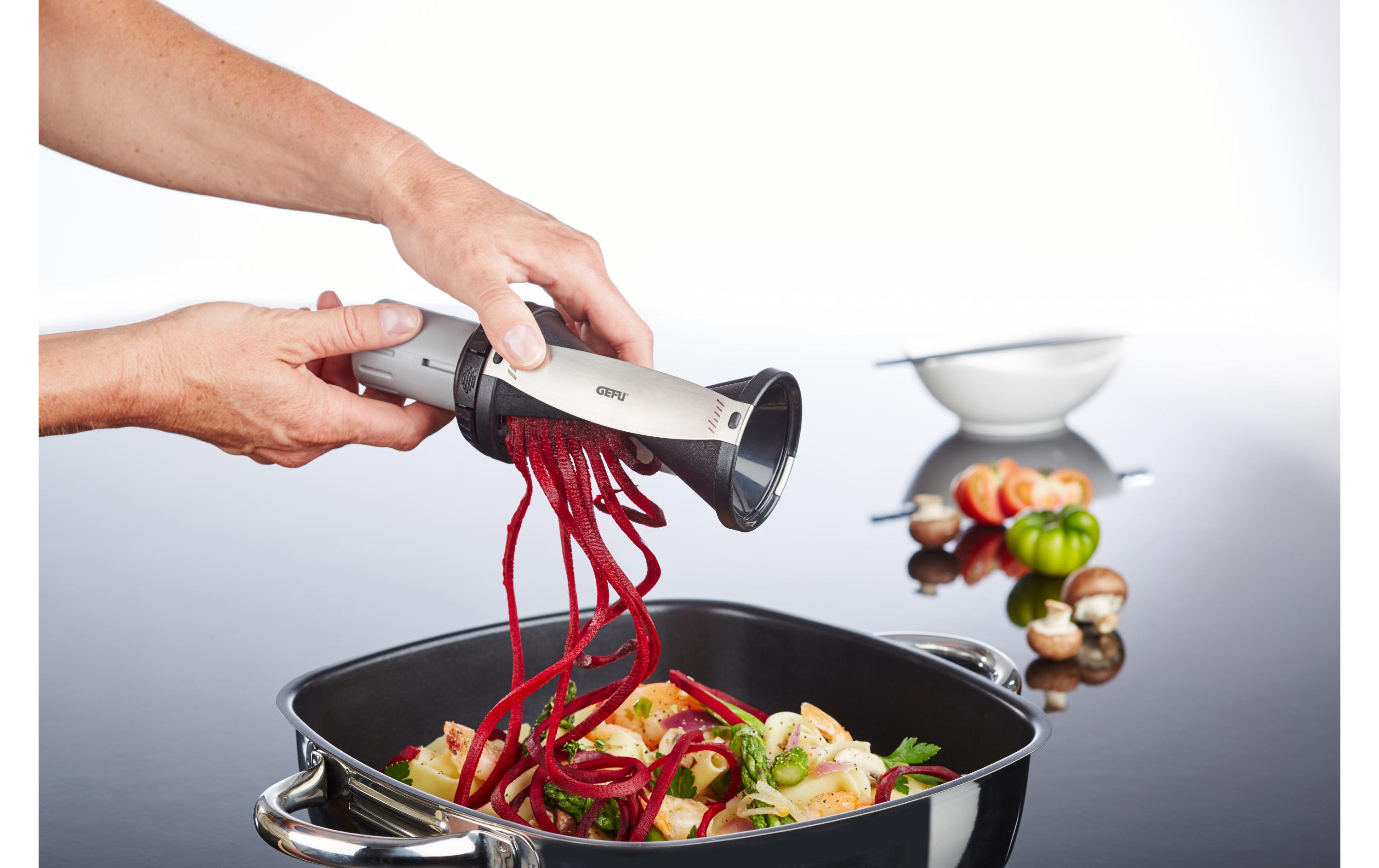 Spiralschneider Spirelli 2.0 SchwarzGemüseschneider für besonders lange Julienne-Spiralen