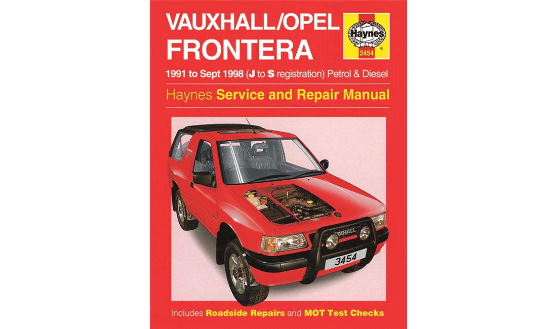 Reparationshåndbog Frontera A 3/92-10/98