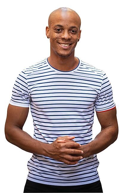 COUREUR DU DIMANCHE - T-SHIRT MC MARINIERE M