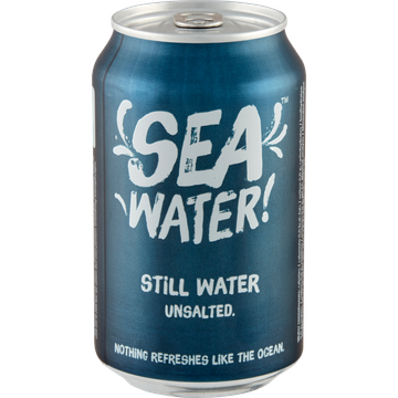 Sea Water - Still Water Unsalted - Blik - 330 ML
