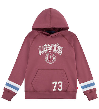 Levis Kapuzenpullover - Stripe auf Sleeve - Roan Rouge