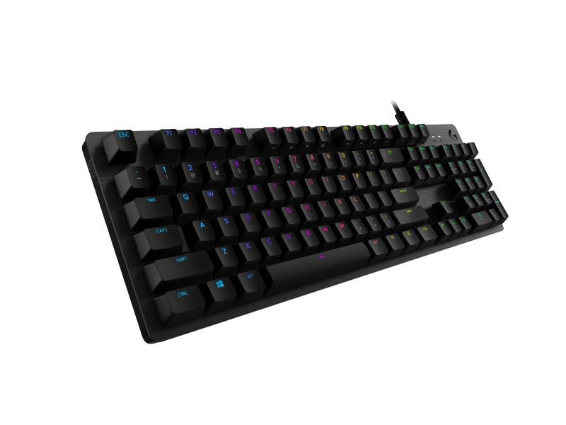 Logitech Gaming-Tastatur G512 GX Brown Carbon Mechanische Gaming-Tastatur mit RGB-Beleuchtung
