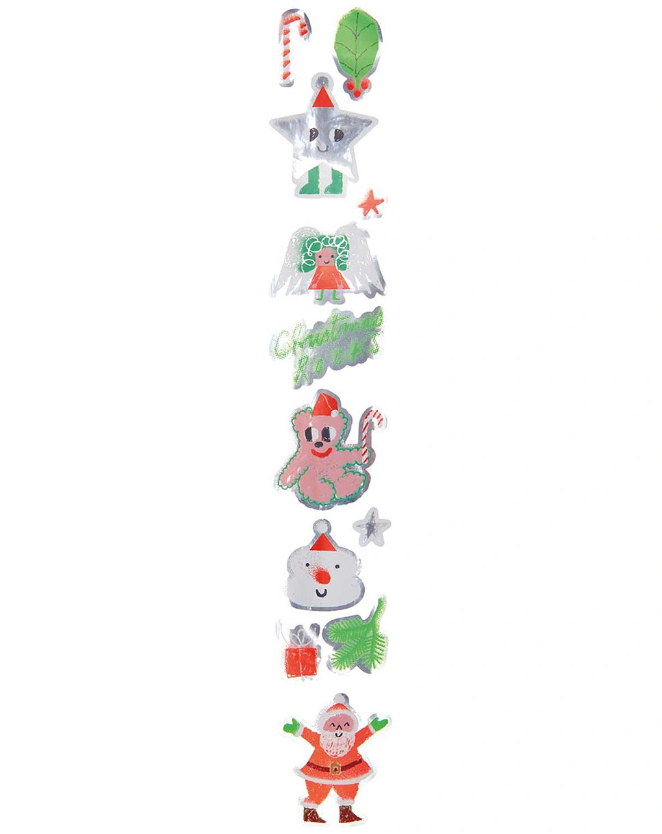 Sticker CHRISTMAS ROCKS! - AIRBRUSH 100-teilig