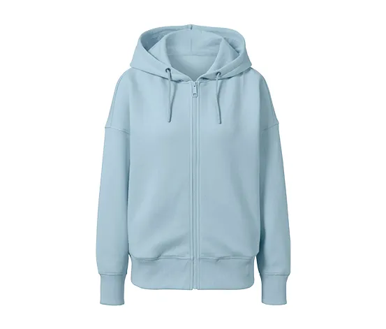 Sweatjacke, hellblau