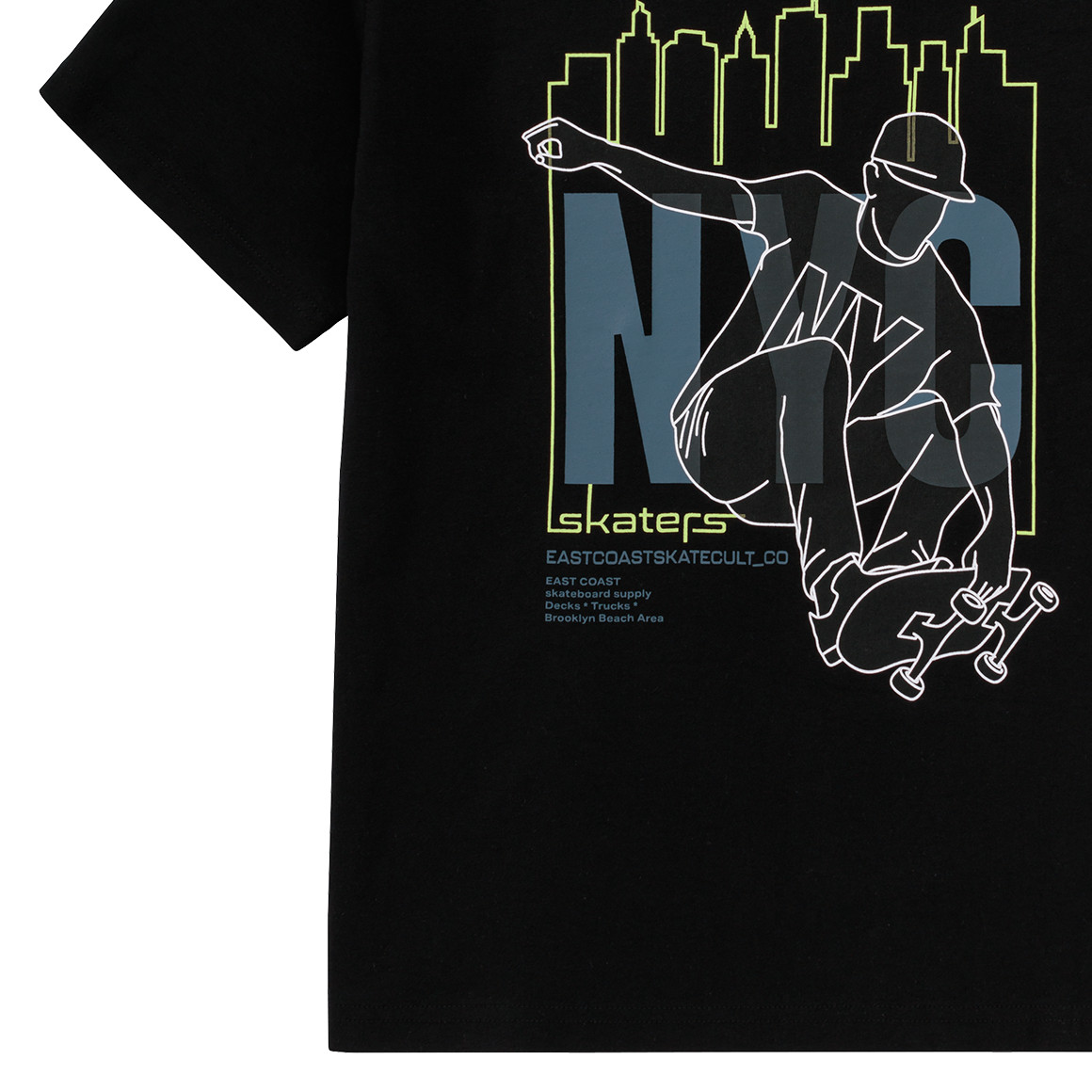 Beatwear Jungen T-Shirt mit Prints schwarz