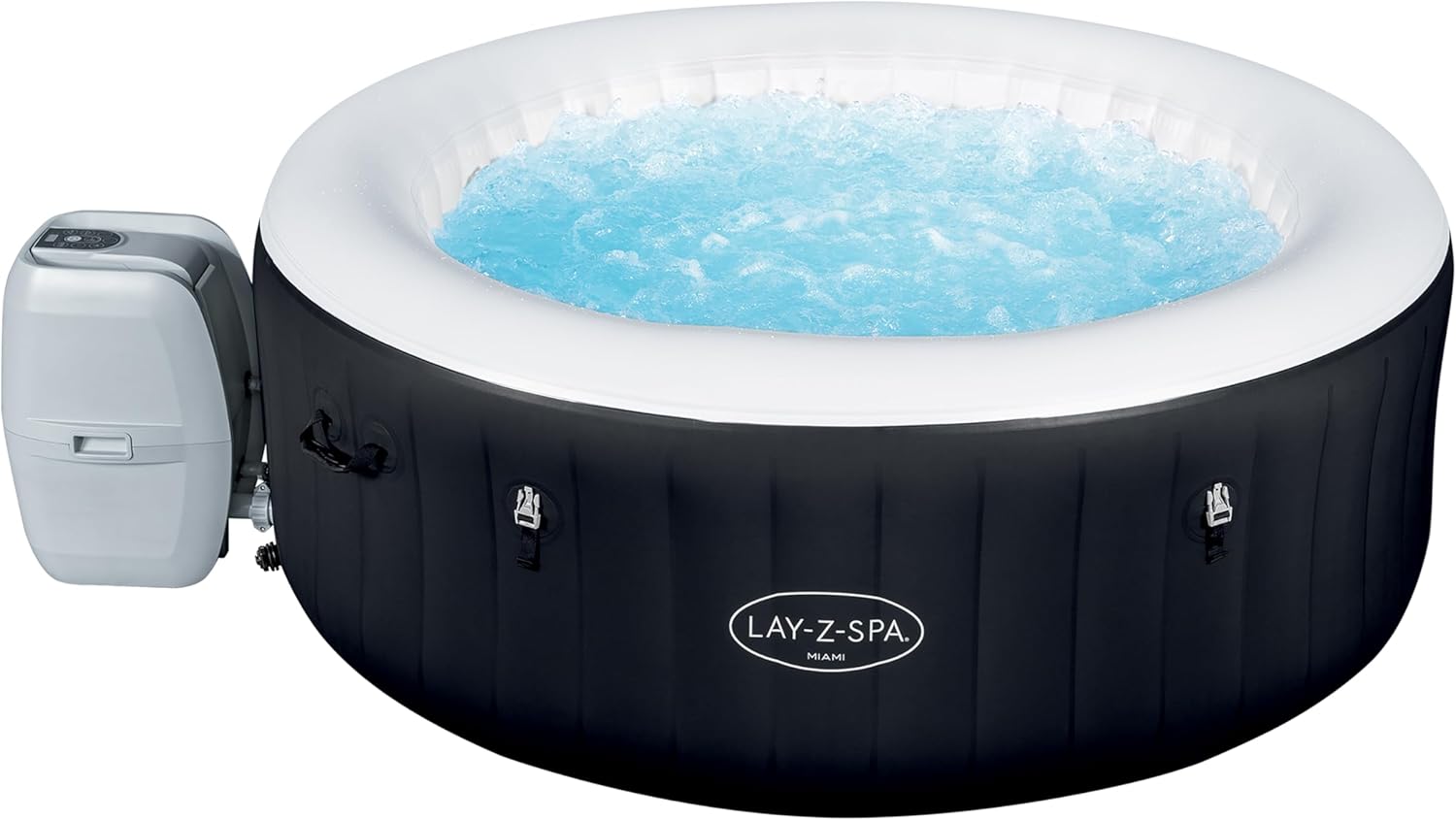 Bestway Lay-Z-SPA Miami AirJet Whirlpool, 2-4 Personen, Miami AirJet, 180 x 66 cm
