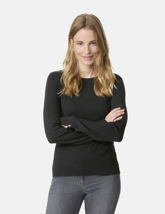 Gerry Weber PULLOVER 1/1 SLEEVE Black