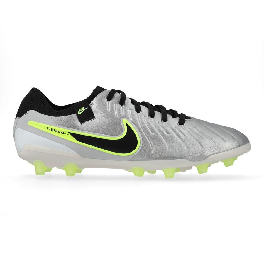 Nike Tiempo Legend 10 Pro AG-PRO Mad Voltage - Argenté/Noir/Jaune Fluo