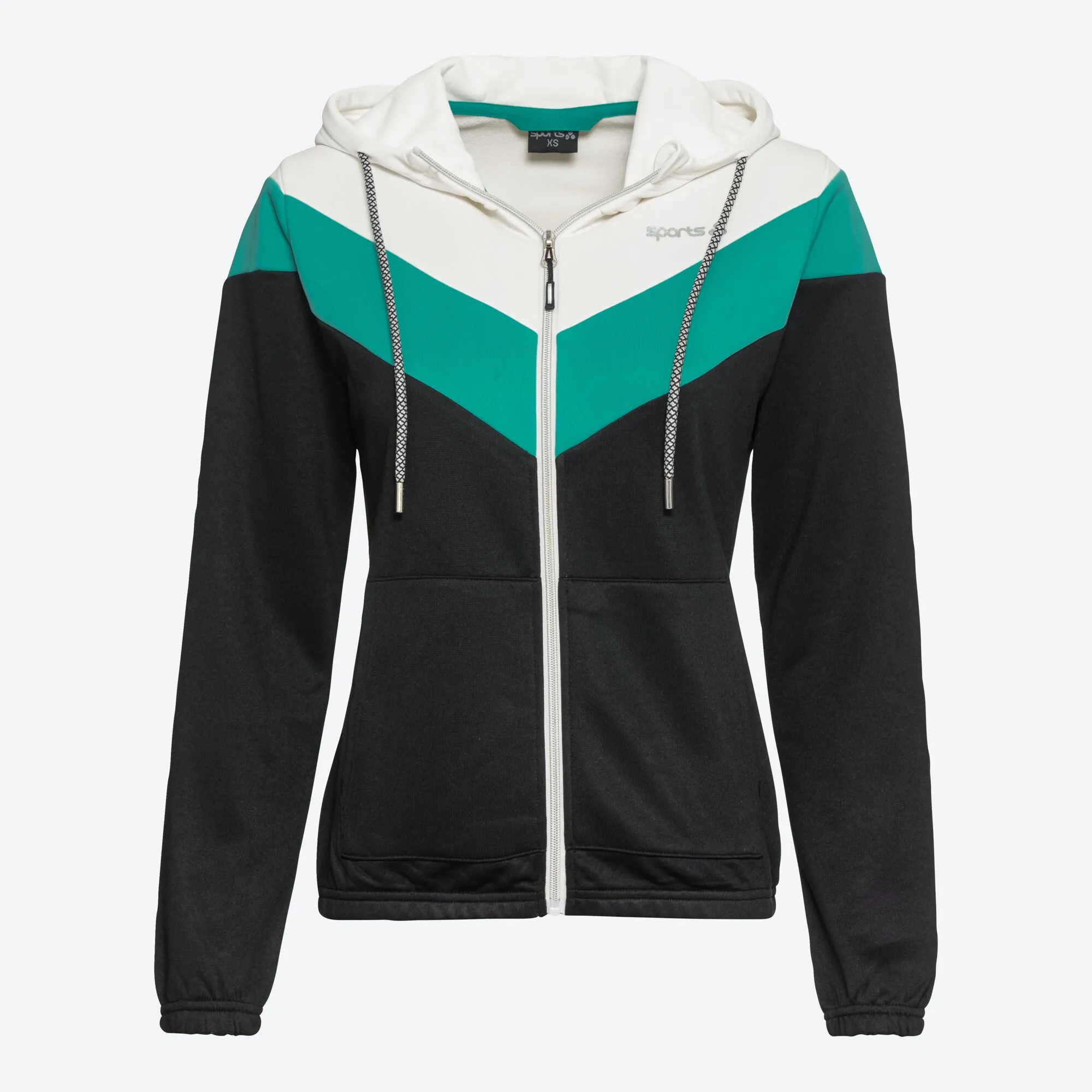 Damen-Trainingsjacke mit Kapuze