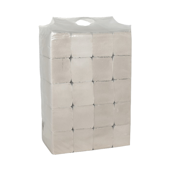 Handdoeken in easybag 2laags papier Z vouw 25x23cm a 3800 stuks Wit (208323)