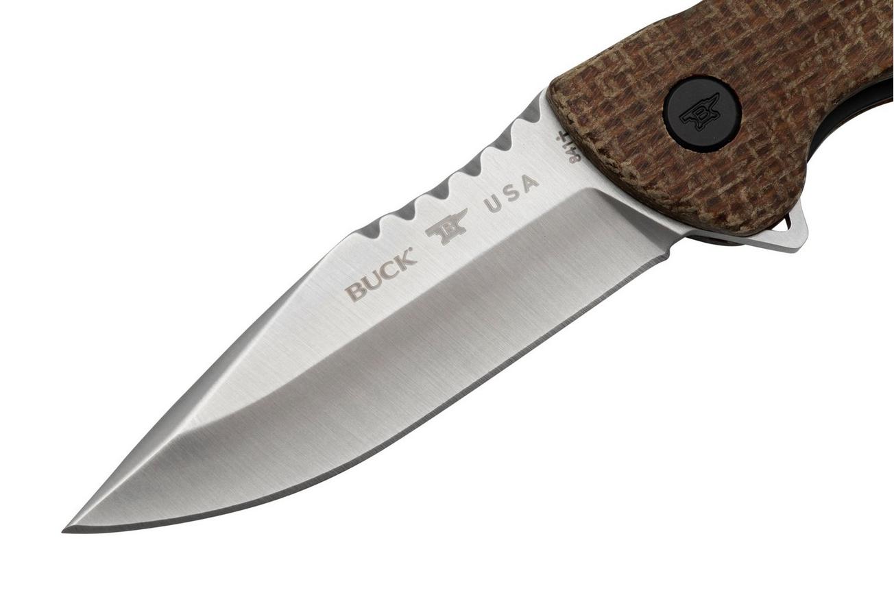 Buck Sprint Pro 0841BRS1 Burlap Micarta, zakmes