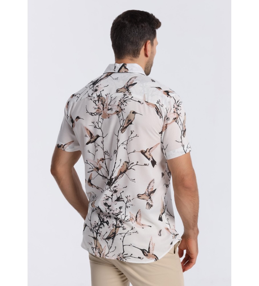 Camisa branca de manga curta Bendorff
