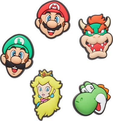 Crocs Jibbitz Super Mario Skopynt 5-Pakk