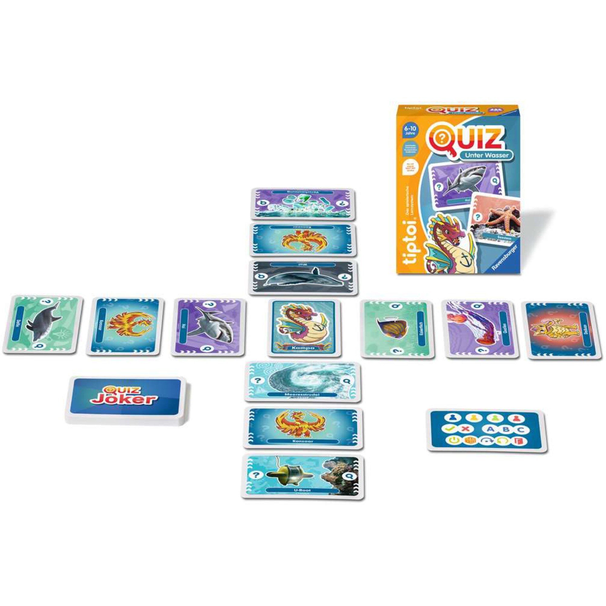 Ravensburger Quizspiel tiptoi Quiz Unter Wasser