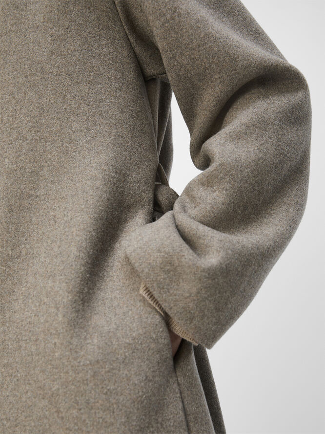 Object OBJPISA LONG COAT NOOS Desert taupe/melange