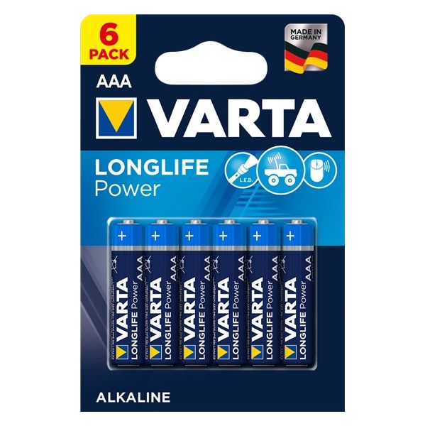 Varta Pilha High Energy Aaa LR03 Pack 6UNI