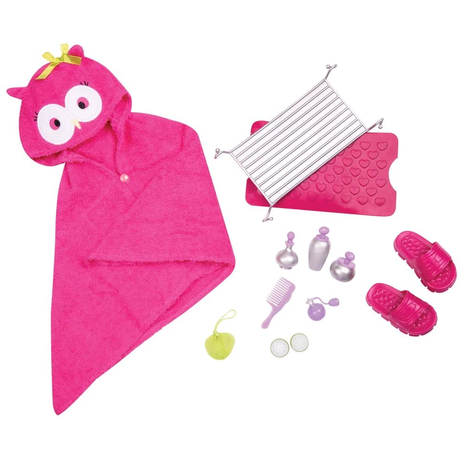Our Generation Badewanne Pink mit Accessoires Mehrfarbig