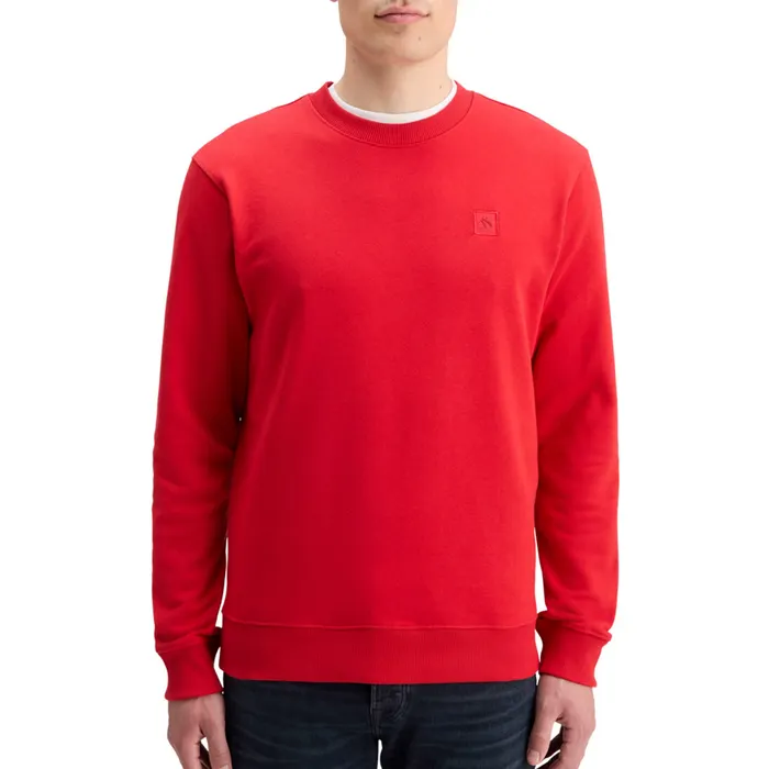 Scotch & Soda Essential Logo Badge Sweater Heren