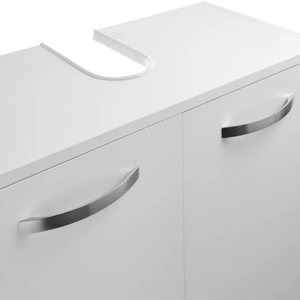 tectake Wastafelonderkast Katalina, ruim, draagkracht 20 kg, Wit