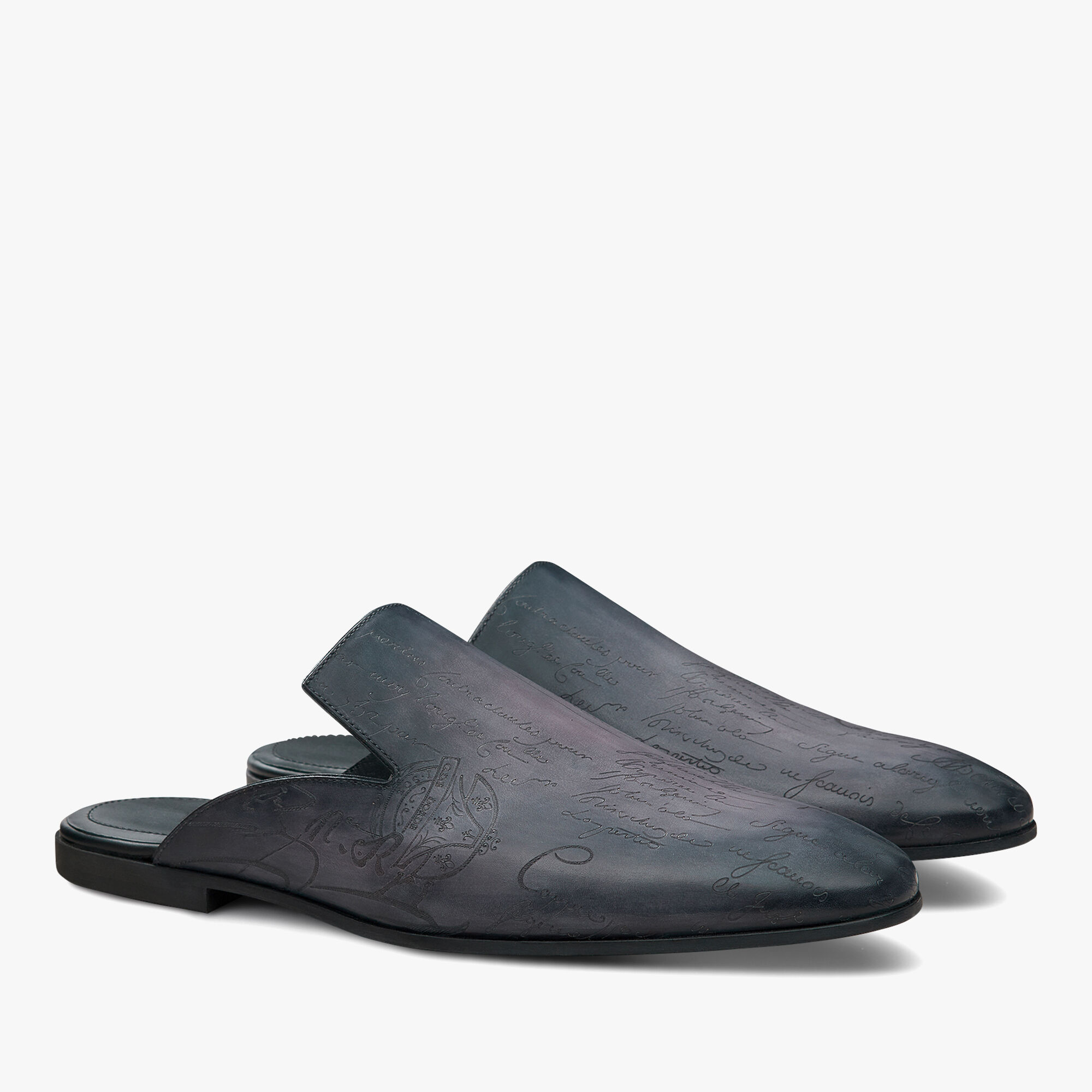 Mule Cyrus En Cuir Scritto