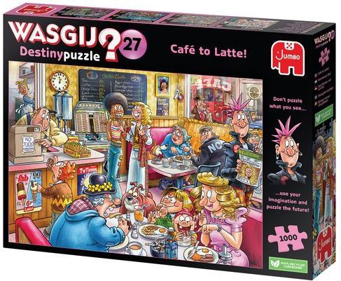 Wasgij Destiny 27 - Café to Latte! - 1000 stukjes - Legpuzzel volwassenen
