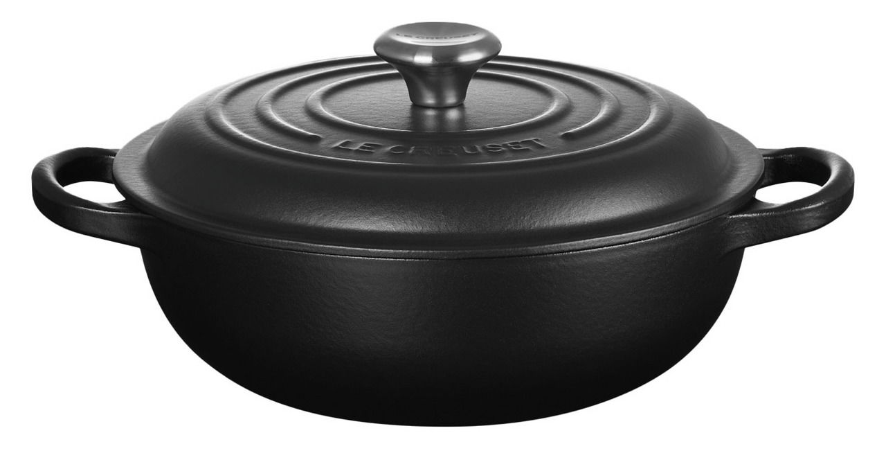 LE CREUSET Bräter 22cm Schwarz SIGNATURE