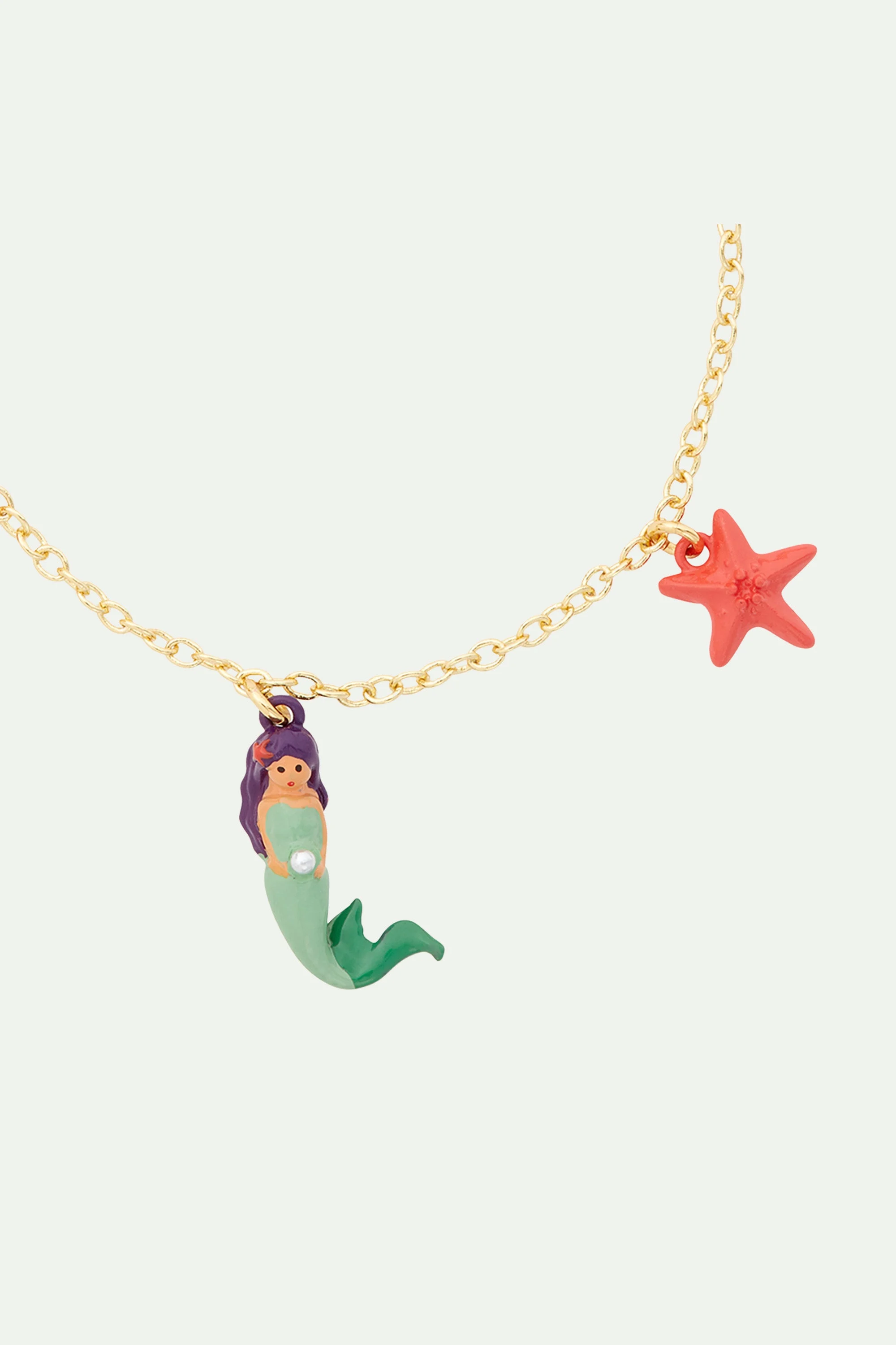 Bracelet charm's sirène et animaux marins | Multicolore