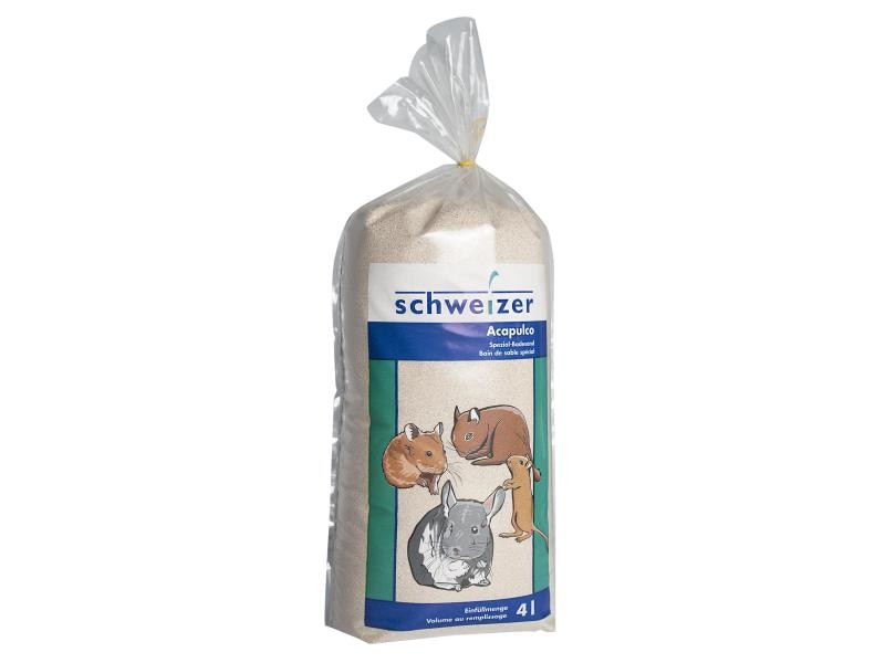 Eric Schweizer Badesand Acapulco 4 l Mineralstein für Nagetiere