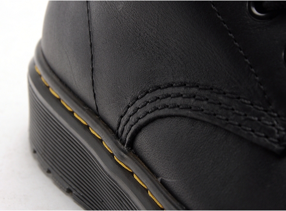 Dr martens boots bottine plates femme thurston noir