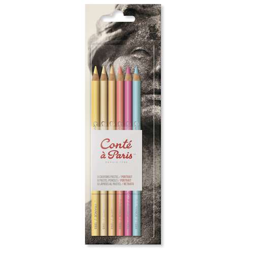 Conté à Paris™ Pastellstift Set, Portrait
