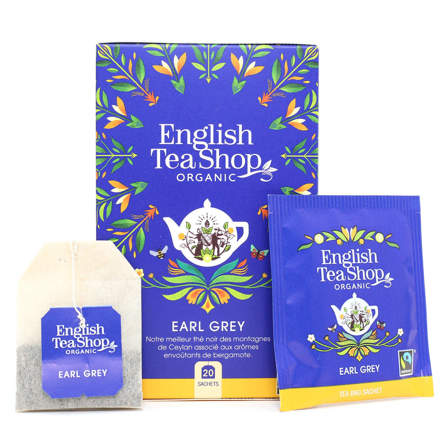 Thé Earl Grey bio en sachets